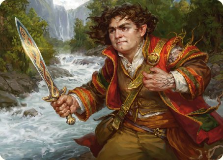 Frodo Baggins Art Card (16/81) [The Lord of the Rings: Tales of Middle-earth Art Series] | Shuffle n Cut Hobbies & Games