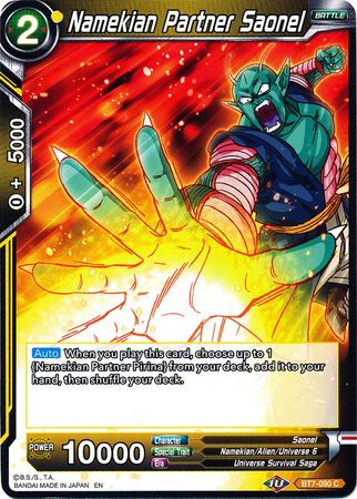 Namekian Partner Saonel [BT7-090] | Shuffle n Cut Hobbies & Games