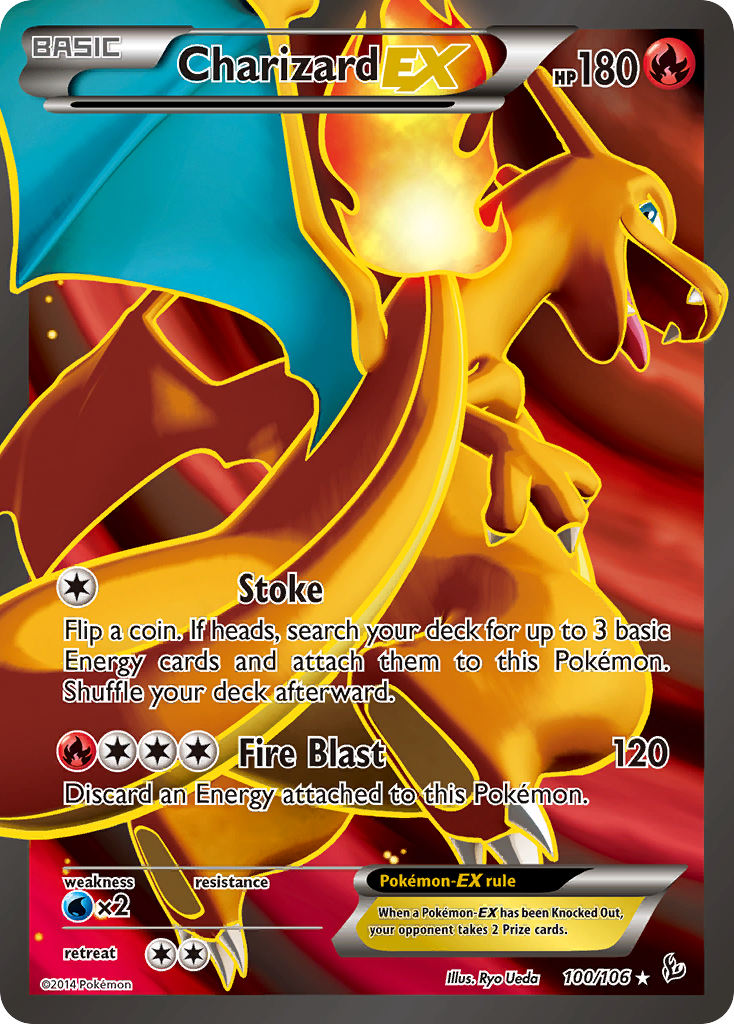 Charizard EX (100/106) [XY: Flashfire] | Shuffle n Cut Hobbies & Games