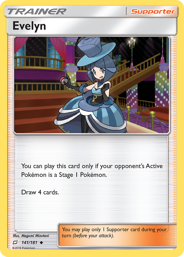 Evelyn (141/181) [Sun & Moon: Team Up] | Shuffle n Cut Hobbies & Games