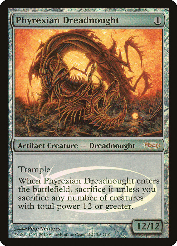 Phyrexian Dreadnought [Judge Gift Cards 2010] | Shuffle n Cut Hobbies & Games