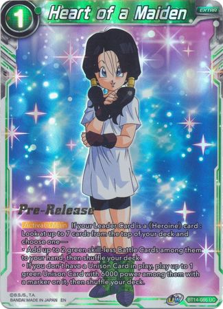 Heart of a Maiden (BT14-086) [Cross Spirits Prerelease Promos] | Shuffle n Cut Hobbies & Games