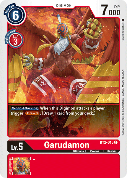 Garudamon [BT2-015] [Release Special Booster Ver.1.5] | Shuffle n Cut Hobbies & Games