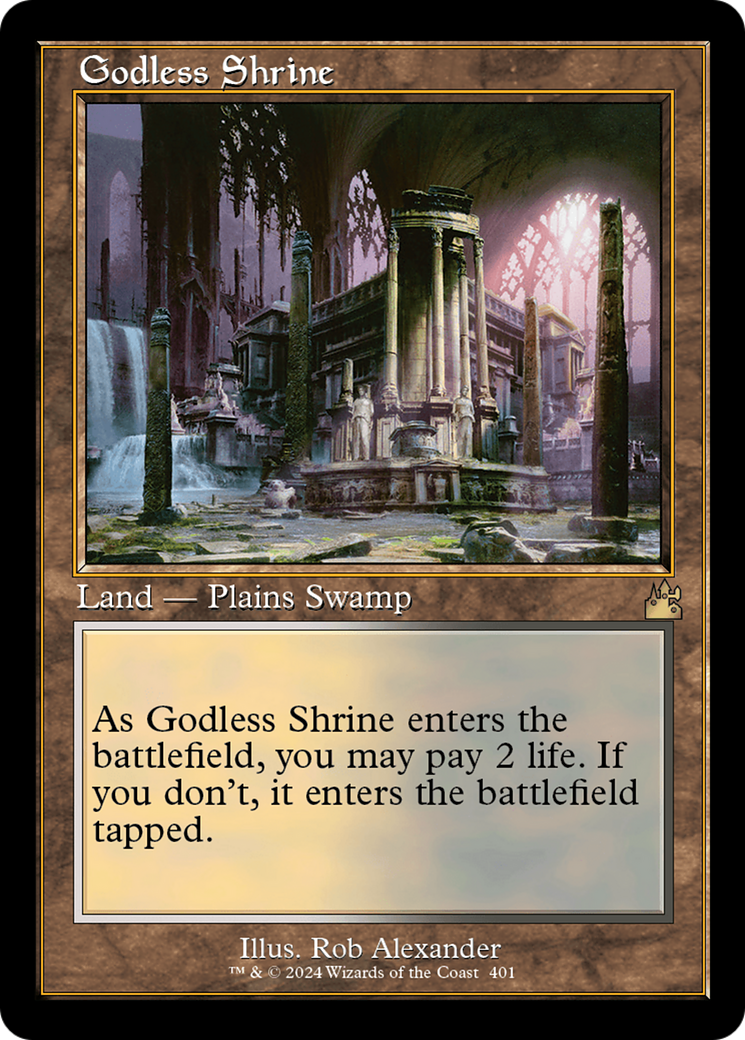 Godless Shrine (Retro) [Ravnica Remastered] | Shuffle n Cut Hobbies & Games