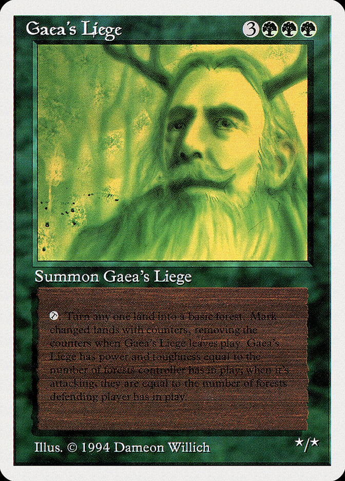 Gaea's Liege [Summer Magic / Edgar] | Shuffle n Cut Hobbies & Games