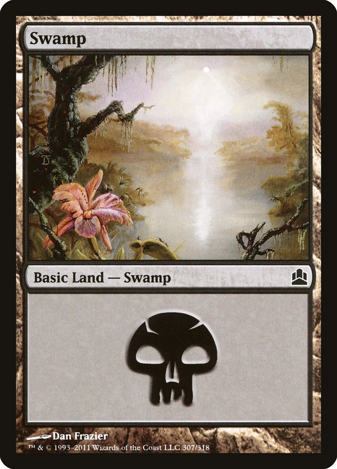 Swamp (307) [Commander 2011] | Shuffle n Cut Hobbies & Games