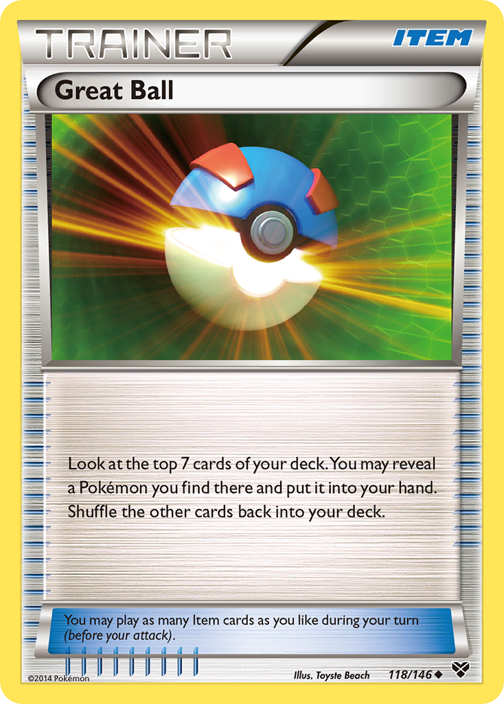 Great Ball (118/146) [XY: Base Set] | Shuffle n Cut Hobbies & Games