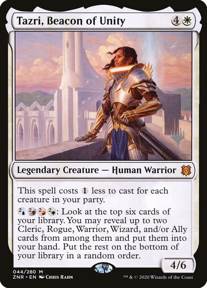 Tazri, Beacon of Unity (Promo Pack) [Zendikar Rising Promos] | Shuffle n Cut Hobbies & Games