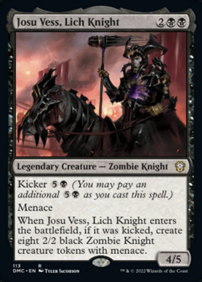 Josu Vess, Lich Knight [Dominaria United Commander] | Shuffle n Cut Hobbies & Games