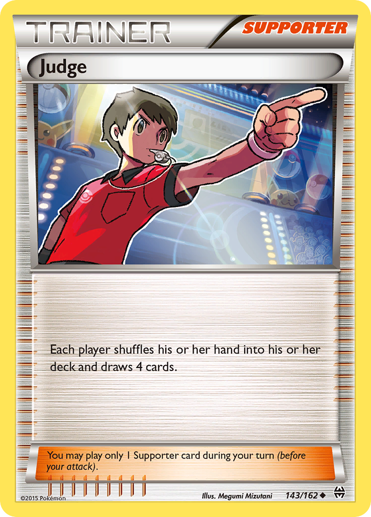 Judge (143/162) [XY: BREAKthrough] | Shuffle n Cut Hobbies & Games