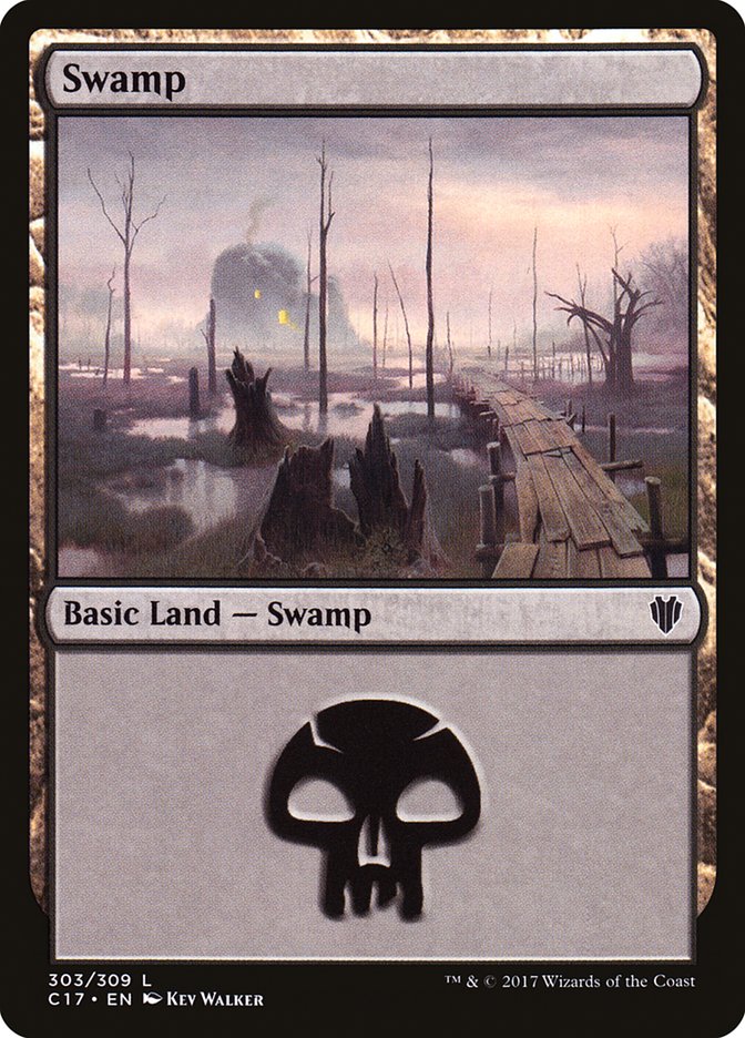 Swamp (303) [Commander 2017] | Shuffle n Cut Hobbies & Games