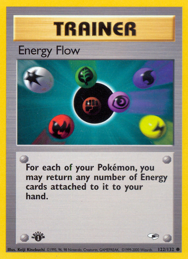 Energy Flow (122/132) [Gym Heroes 1st Edition] | Shuffle n Cut Hobbies & Games