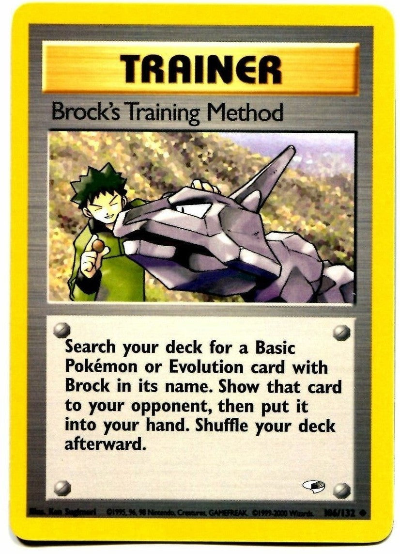 Brock's Training Method (106/132) [Gym Heroes Unlimited] | Shuffle n Cut Hobbies & Games