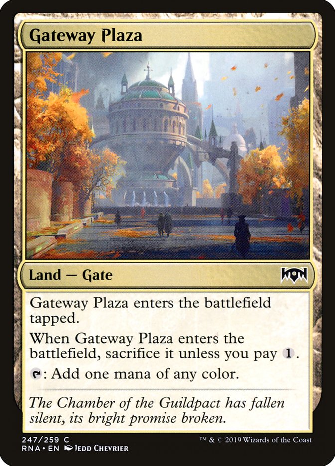 Gateway Plaza [Ravnica Allegiance] | Shuffle n Cut Hobbies & Games