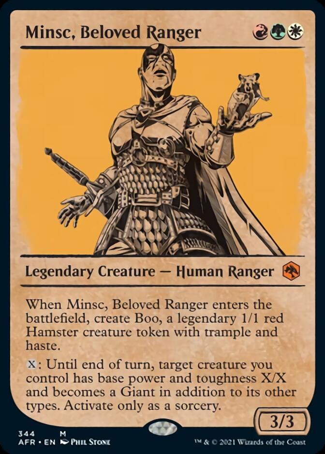 Minsc, Beloved Ranger (Showcase) [Dungeons & Dragons: Adventures in the Forgotten Realms] | Shuffle n Cut Hobbies & Games