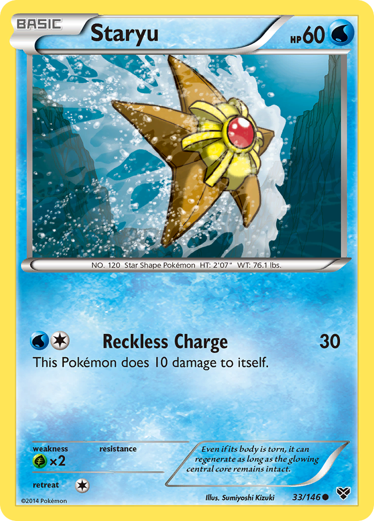 Staryu (33/146) [XY: Base Set] | Shuffle n Cut Hobbies & Games