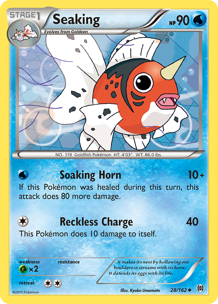 Seaking (28/162) [XY: BREAKthrough] | Shuffle n Cut Hobbies & Games