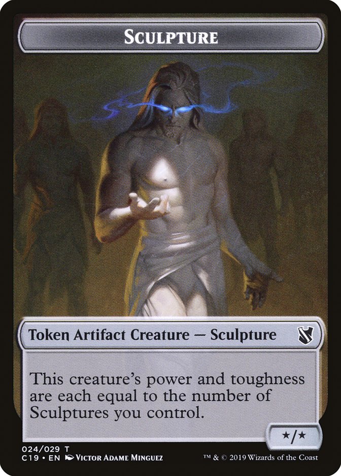 Sculpture Token [Commander 2019 Tokens] | Shuffle n Cut Hobbies & Games