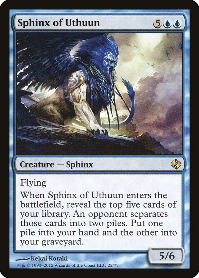 Sphinx of Uthuun [Duel Decks: Venser vs. Koth] | Shuffle n Cut Hobbies & Games