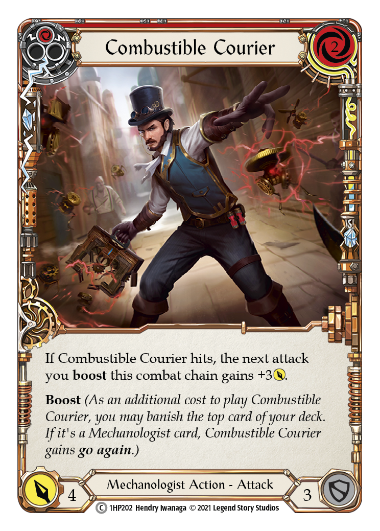 Combustible Courier (Red) [1HP202] | Shuffle n Cut Hobbies & Games