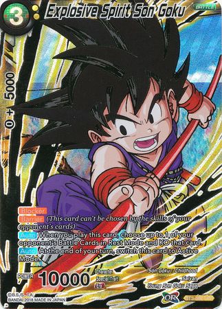 Explosive Spirit Son Goku (SPR) [BT3-088] | Shuffle n Cut Hobbies & Games