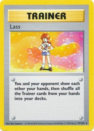 Lass (75/102) [Base Set Shadowless Unlimited] | Shuffle n Cut Hobbies & Games