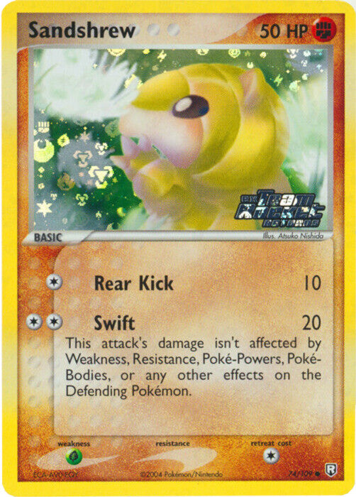 Sandshrew (74/109) (Stamped) [EX: Team Rocket Returns] | Shuffle n Cut Hobbies & Games