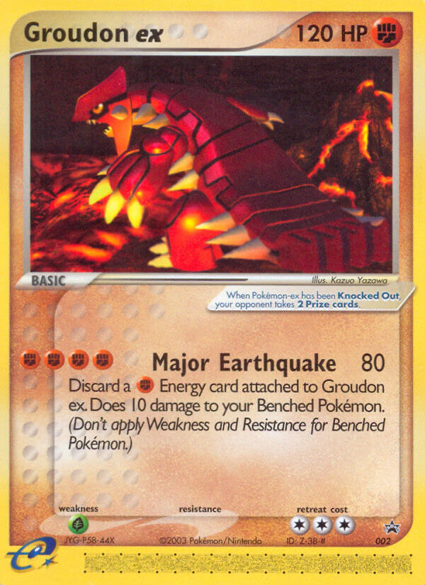 Groudon ex (002) [Nintendo: Black Star Promos] | Shuffle n Cut Hobbies & Games