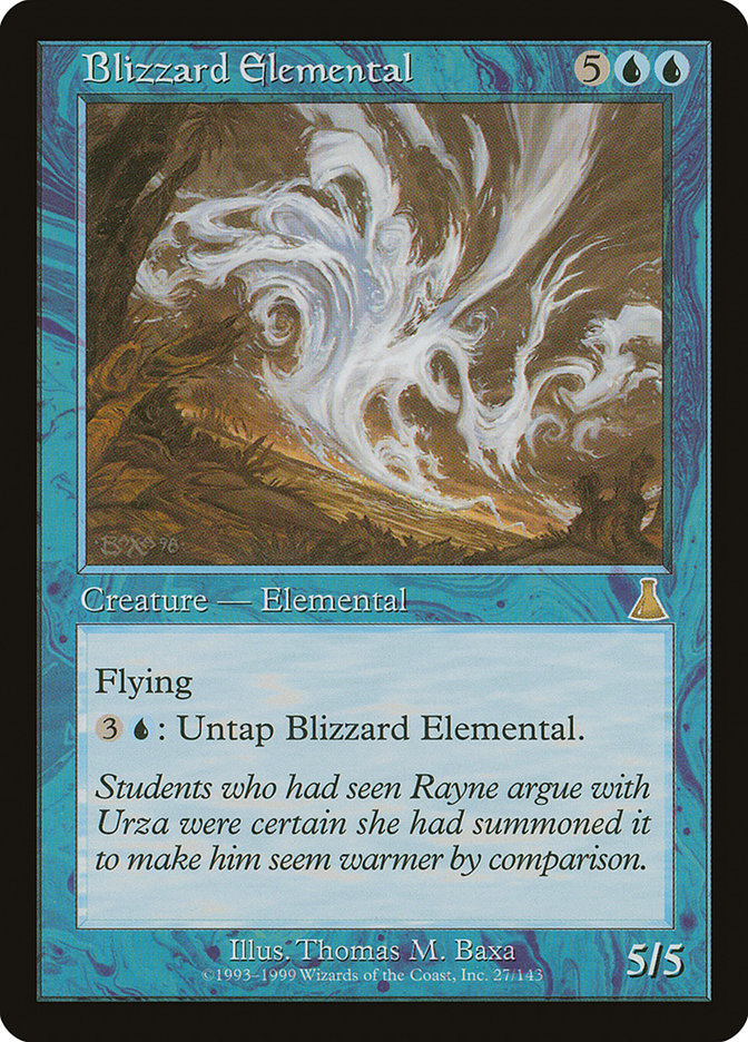 Blizzard Elemental [Urza's Destiny] | Shuffle n Cut Hobbies & Games