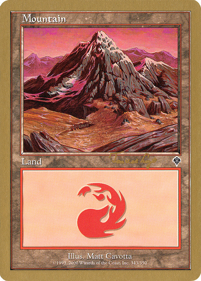 Mountain (tvdl343) (Tom van de Logt) [World Championship Decks 2001] | Shuffle n Cut Hobbies & Games