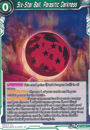 Six-Star Ball, Parasitic Darkness [BT12-081] | Shuffle n Cut Hobbies & Games