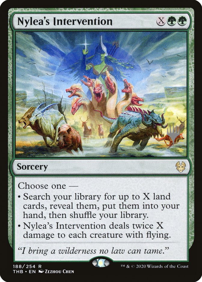 Nylea's Intervention (Promo Pack) [Theros Beyond Death Promos] | Shuffle n Cut Hobbies & Games