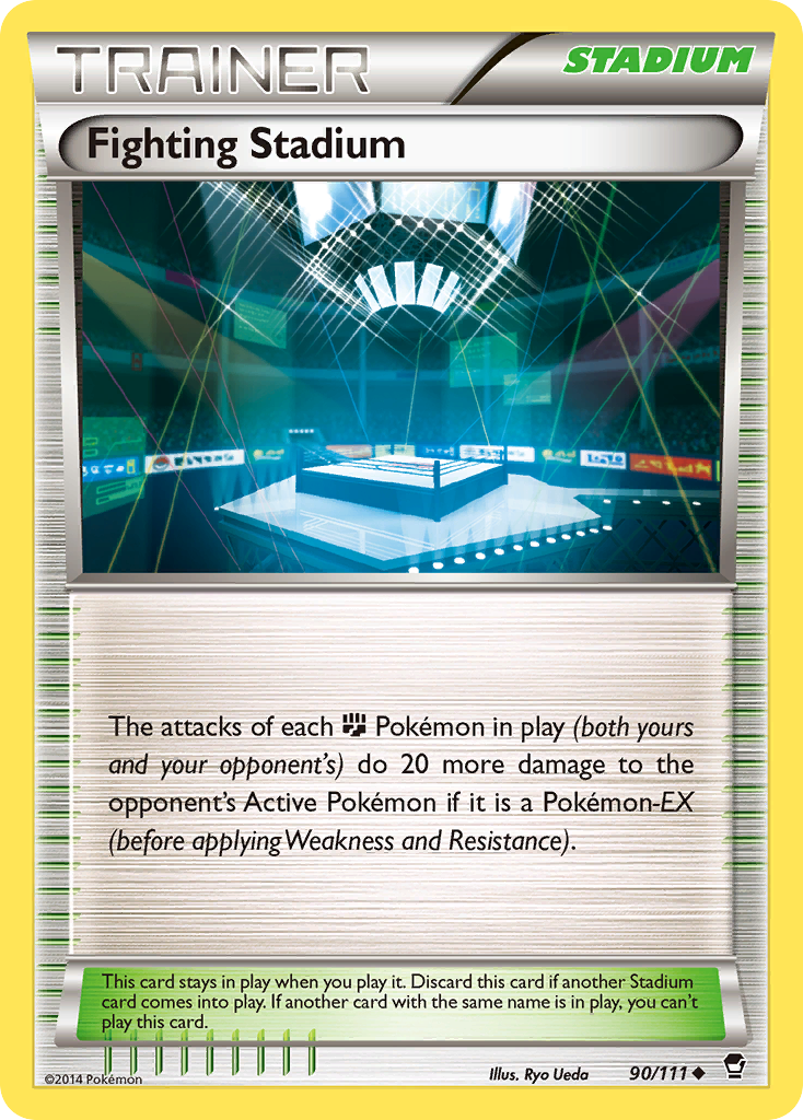 Fighting Stadium (90/111) [XY: Furious Fists] | Shuffle n Cut Hobbies & Games