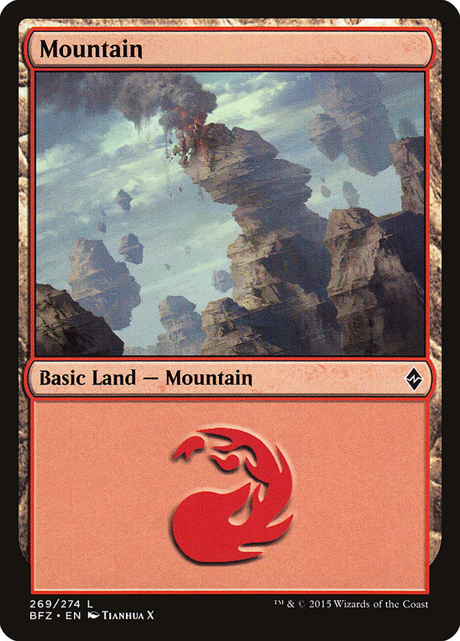 Mountain (269) [Battle for Zendikar] | Shuffle n Cut Hobbies & Games