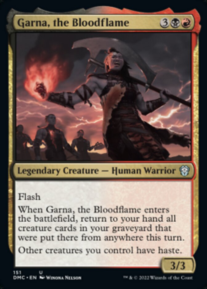 Garna, the Bloodflame [Dominaria United Commander] | Shuffle n Cut Hobbies & Games