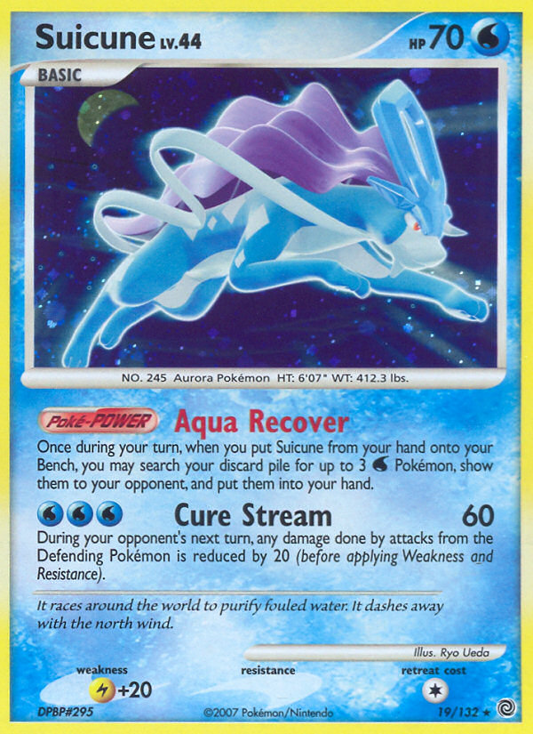 Suicune (19/132) [Diamond & Pearl: Secret Wonders] | Shuffle n Cut Hobbies & Games