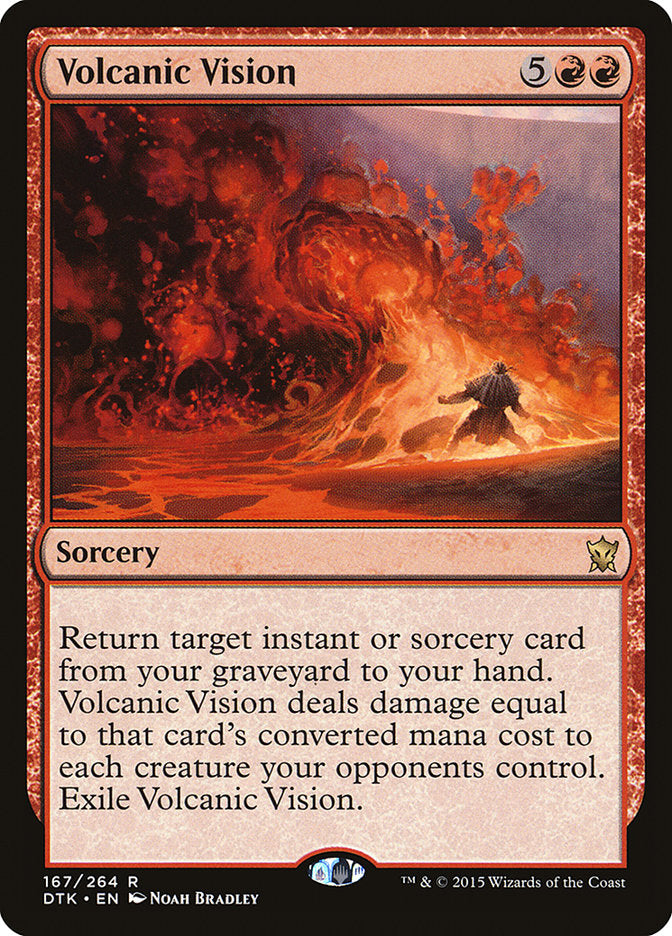 Volcanic Vision [Dragons of Tarkir] | Shuffle n Cut Hobbies & Games