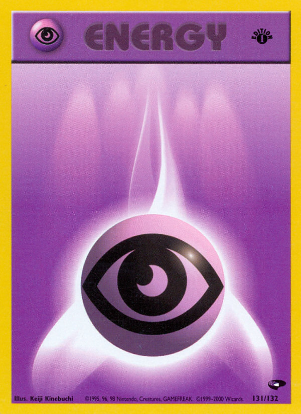 Psychic Energy (131/132) [Gym Challenge 1st Edition] | Shuffle n Cut Hobbies & Games