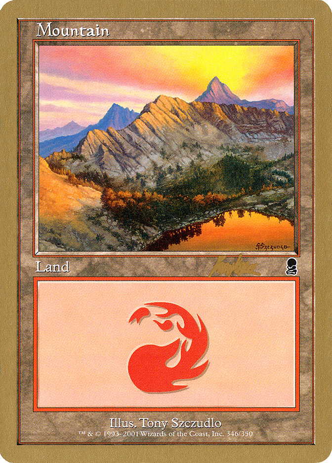 Mountain (bk346) (Brian Kibler) [World Championship Decks 2002] | Shuffle n Cut Hobbies & Games