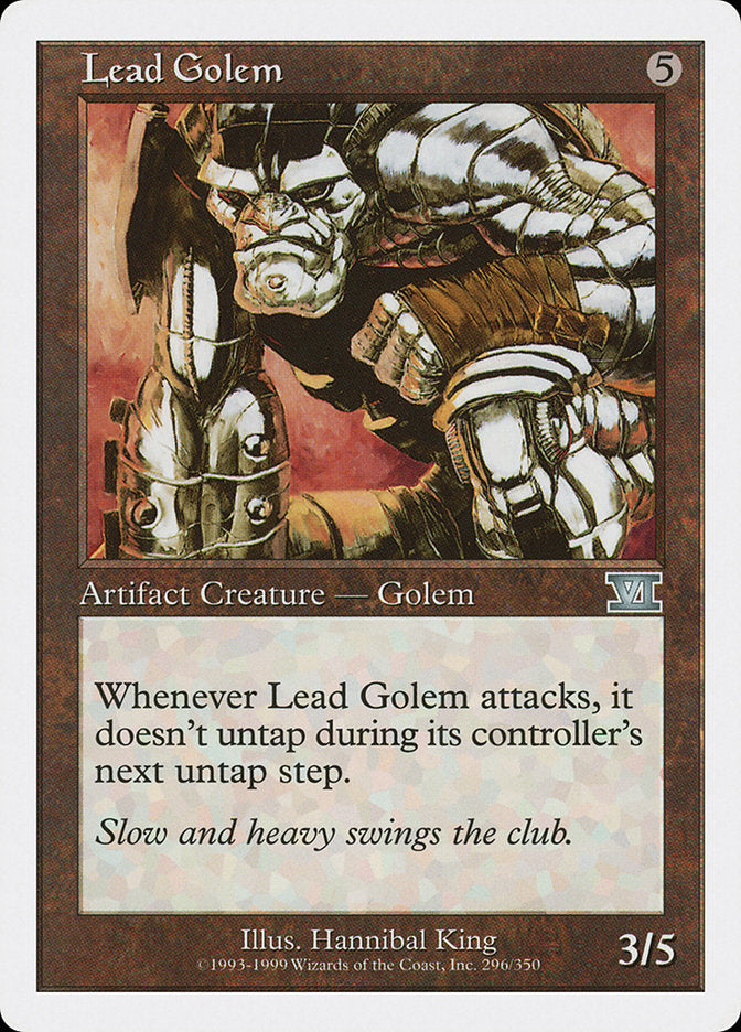 Lead Golem [Classic Sixth Edition] | Shuffle n Cut Hobbies & Games