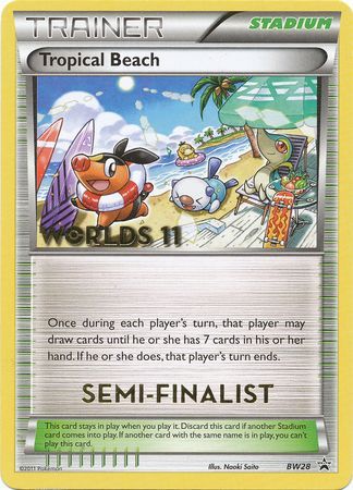 Tropical Beach (BW28) (Semi Finalist) [Black & White: Black Star Promos] | Shuffle n Cut Hobbies & Games