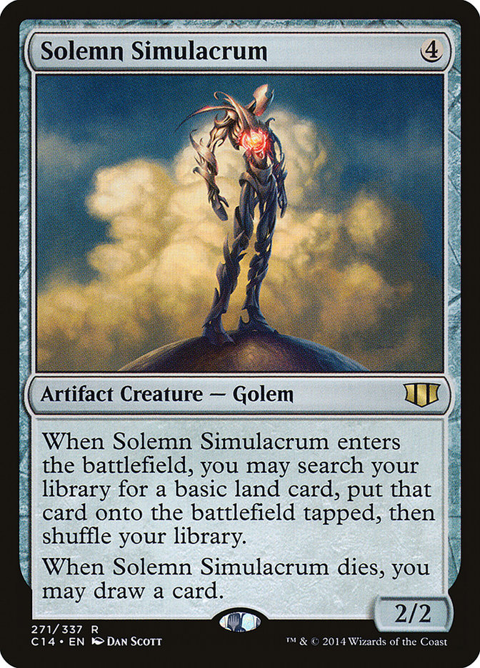 Solemn Simulacrum [Commander 2014] | Shuffle n Cut Hobbies & Games