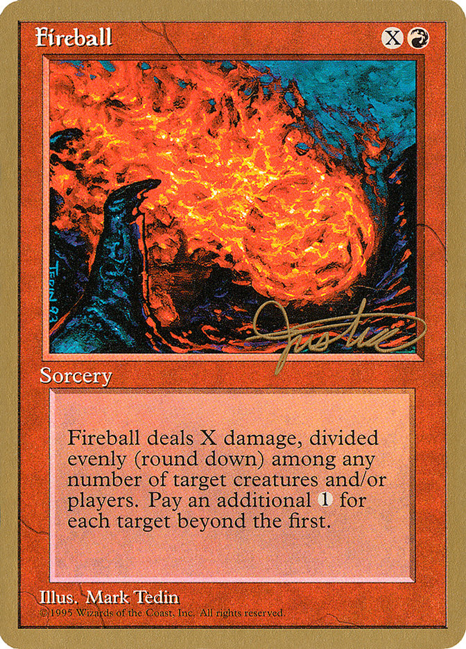 Fireball (Mark Justice) [Pro Tour Collector Set] | Shuffle n Cut Hobbies & Games