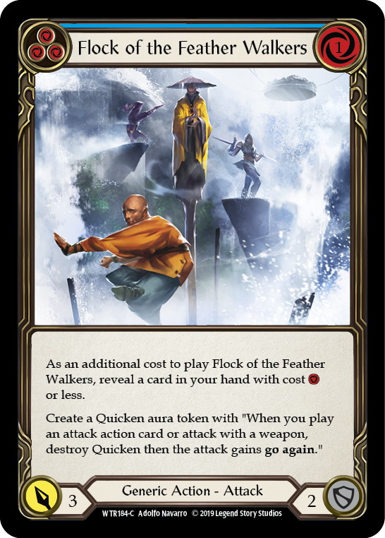 Flock of the Feather Walkers (Blue) [WTR184-C] Alpha Print Normal | Shuffle n Cut Hobbies & Games