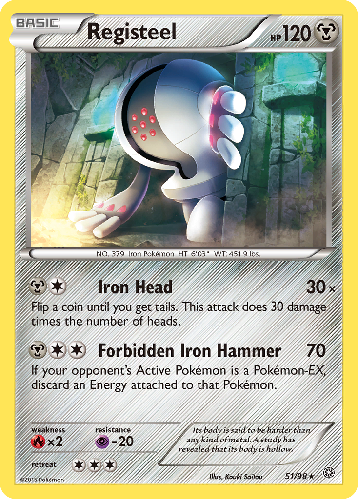 Registeel (51/98) [XY: Ancient Origins] | Shuffle n Cut Hobbies & Games