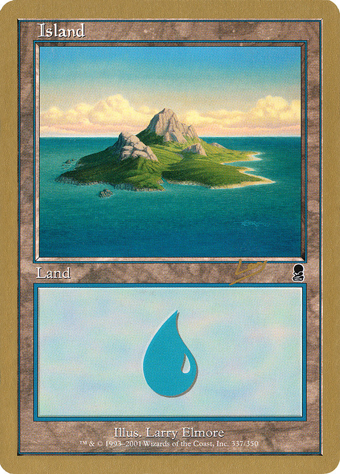 Island (rl337) (Raphael Levy) [World Championship Decks 2002] | Shuffle n Cut Hobbies & Games