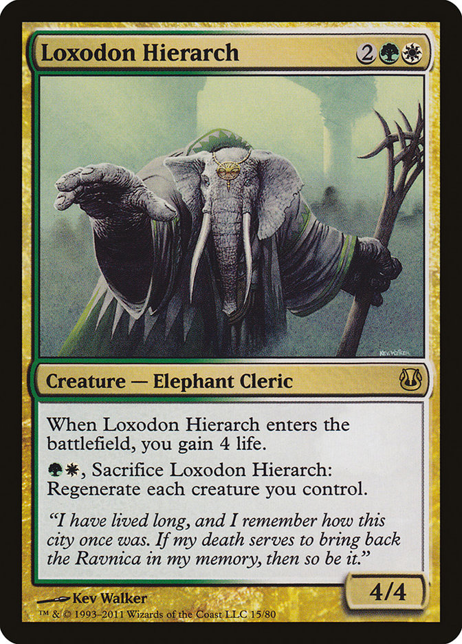 Loxodon Hierarch [Duel Decks: Ajani vs. Nicol Bolas] | Shuffle n Cut Hobbies & Games