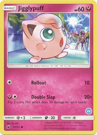 Jigglypuff (71/111) (Deck Exclusive #22) [Sun & Moon: Trainer Kit - Alolan Ninetales] | Shuffle n Cut Hobbies & Games