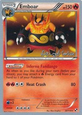 Emboar (20/114) (Twinboar - David Cohen) [World Championships 2011] | Shuffle n Cut Hobbies & Games