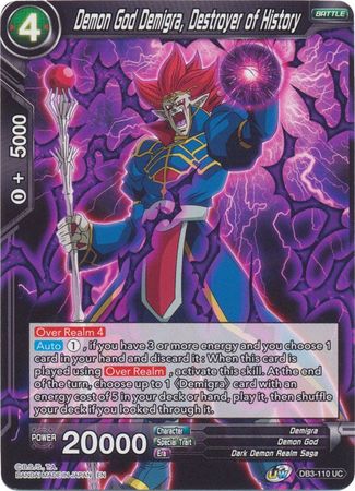 Demon God Demigra, Destroyer of History [DB3-110] | Shuffle n Cut Hobbies & Games